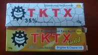 सुरक्षा सबसे मजबूत TKTX टैटू सुन्न करने वाली सामयिक क्रीम लंबे समय तक चलने वाला वाटरप्रूफ 10g/pc