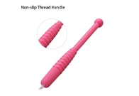 कढ़ाई धातु मैनुअल भौं टैटू पेन, गुलाबी स्थायी मेकअप टैटू पेन